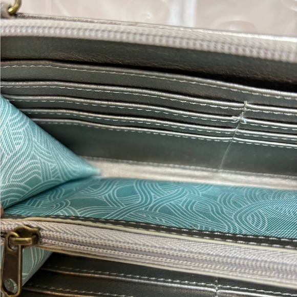 The Sak Silver Metallic Wallet//Wristlet - Picture 3 of 13